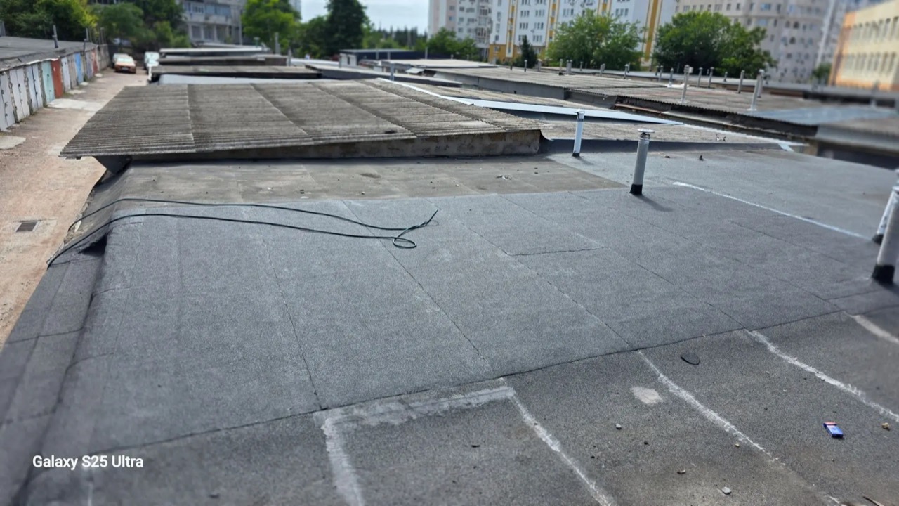 Локальный ремонт гаражной кровли